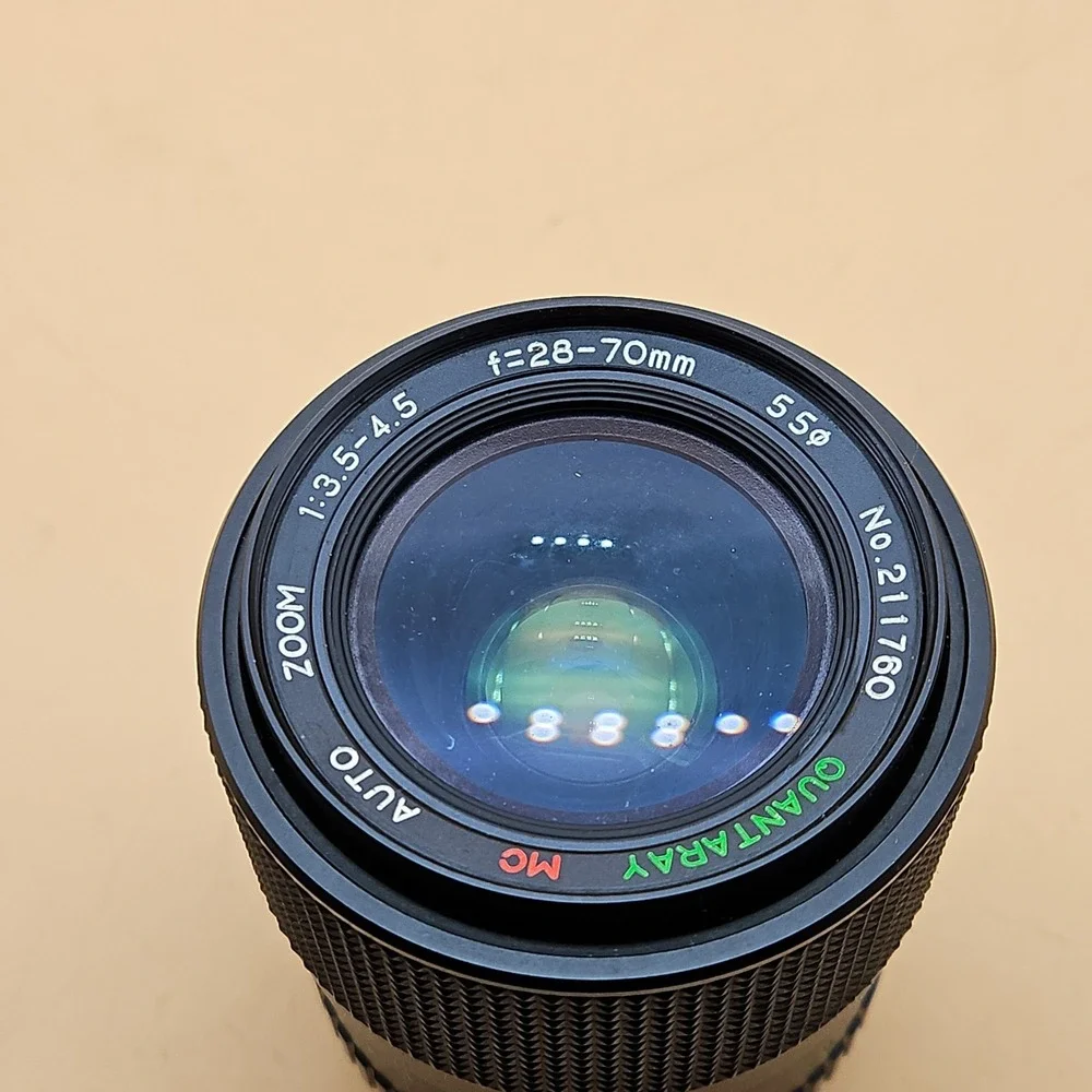 Quantaray 28-70mm 1:3.5-4.5 Camera Lens MC Auto Zoom 211760 Vintage